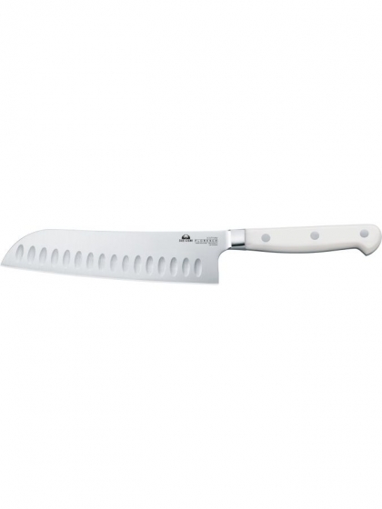 Due Cigni coltellerie, Coltello Santoku Florence con alveoli